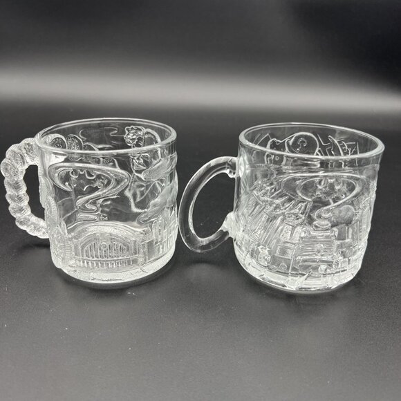 VINTAGE 1995 McDonald's Batman Forever Glasses Set of 4 Excellent Condition - Picture 7 of 16